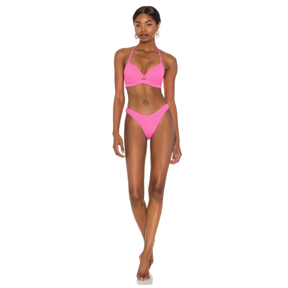 Luli Fama Bikini XS in color Miami Vice pink